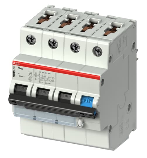 ABB RCCB, 20A, 4 Pole, 30mA, Type C, 415V ac