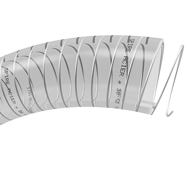 TRICOFLEX SPIRE ACIER Steel Polyvinyl Chloride, Hose Pipe, 32 mm ID, 40 mm OD, Clear, 30 m