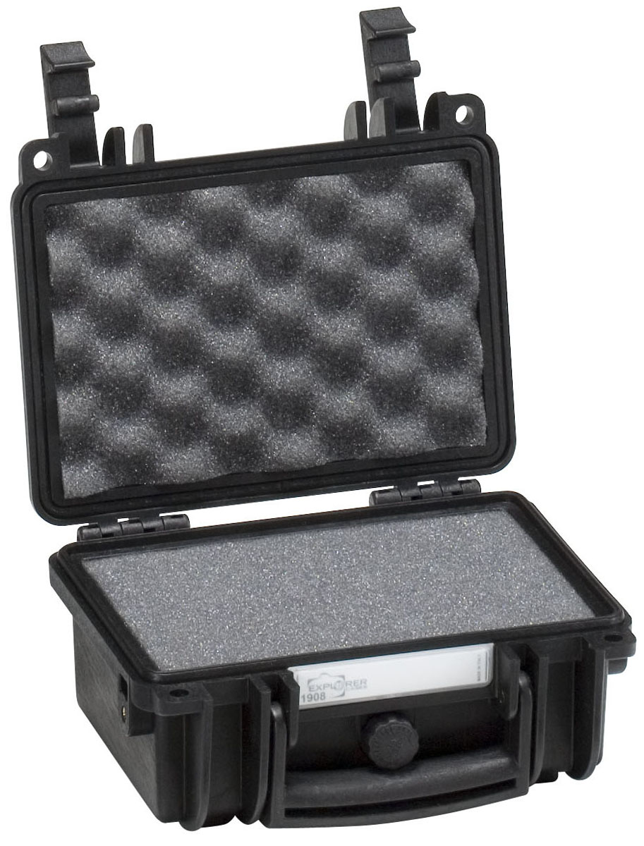 1908b Explorer Cases Plastic Watertight Transit Case, 216 mm 102 mm 180 mm