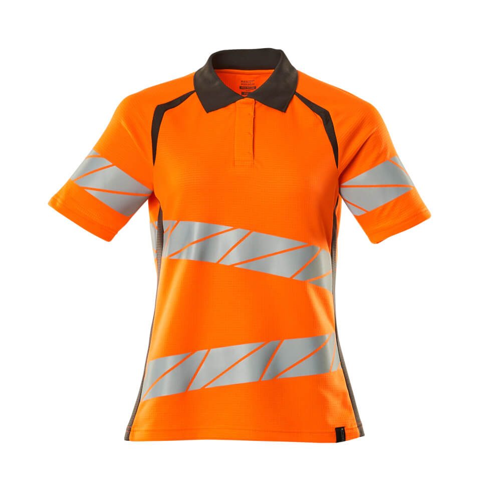 Mascot Workwear 19093-771 Orange Women's Hi Vis Polo Shirt 2XL
