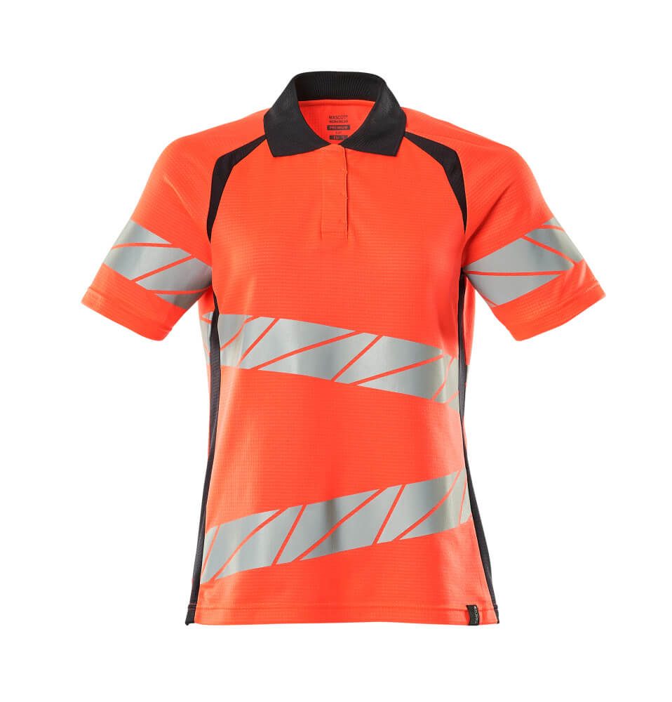 Mascot Workwear 19093-771 Red Women's Hi Vis Polo Shirt XL