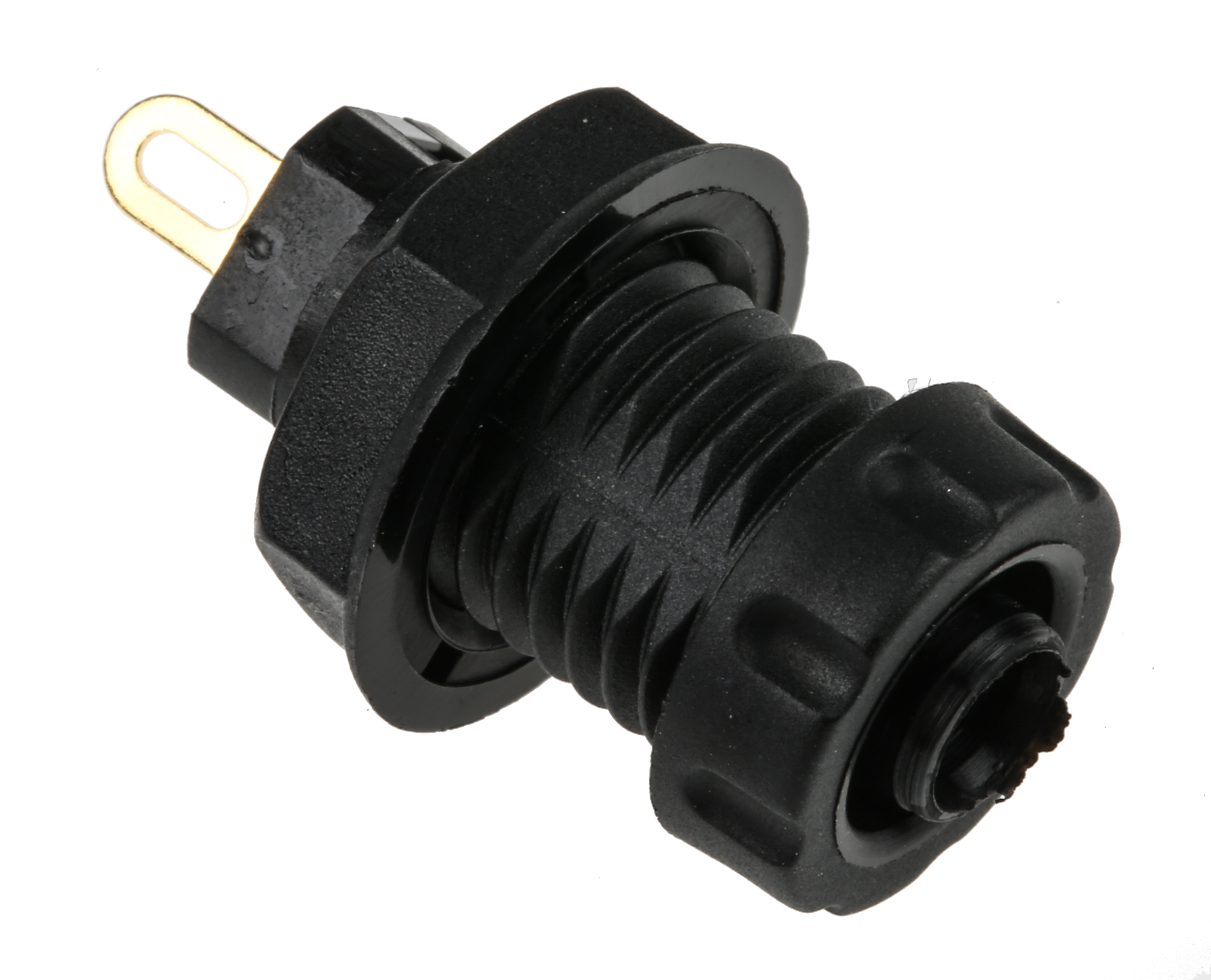 191-7884 RS PRO, Black, Red 30A Banana Socket and Gold Plated