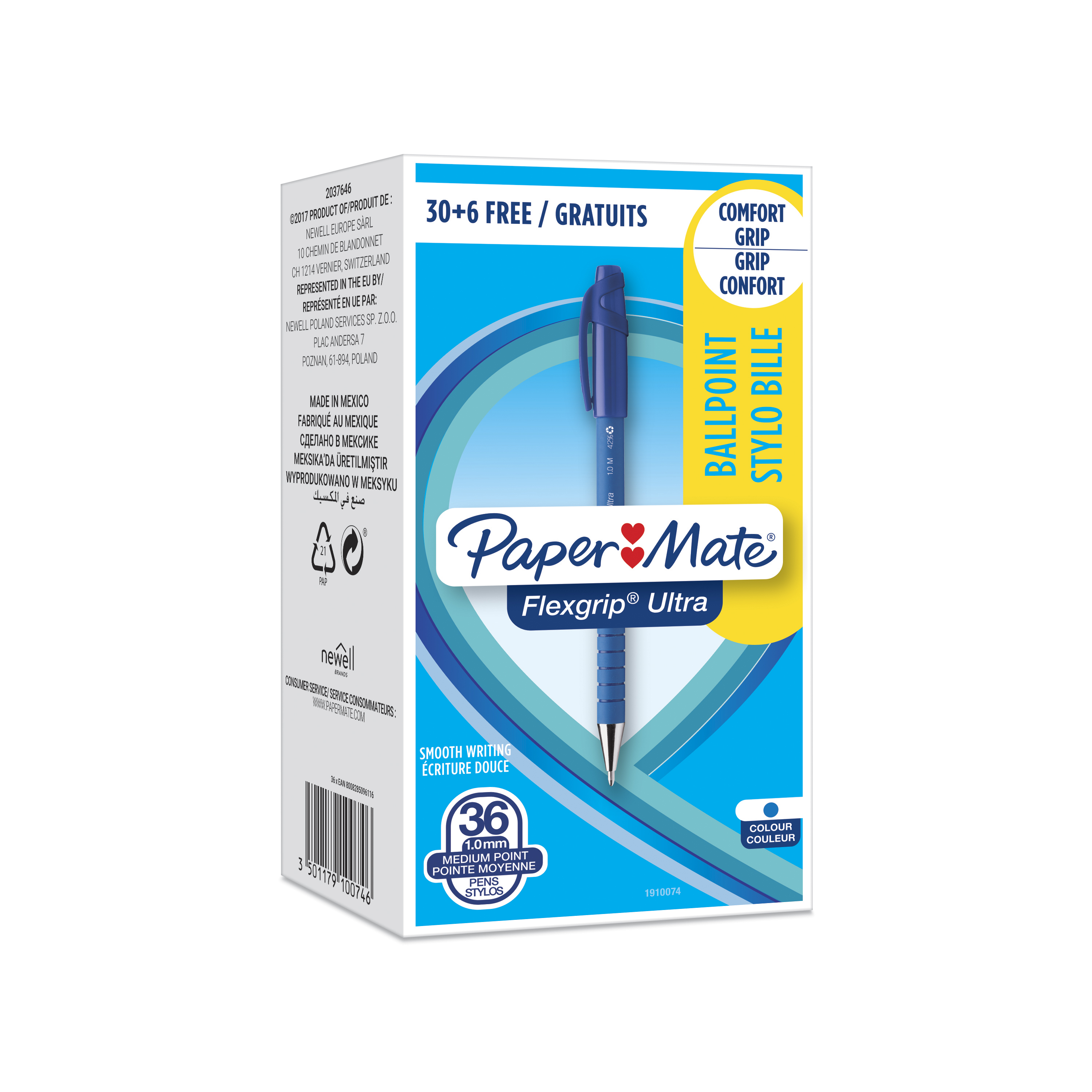 Paper Mate Blue, 1 mm Tip Size