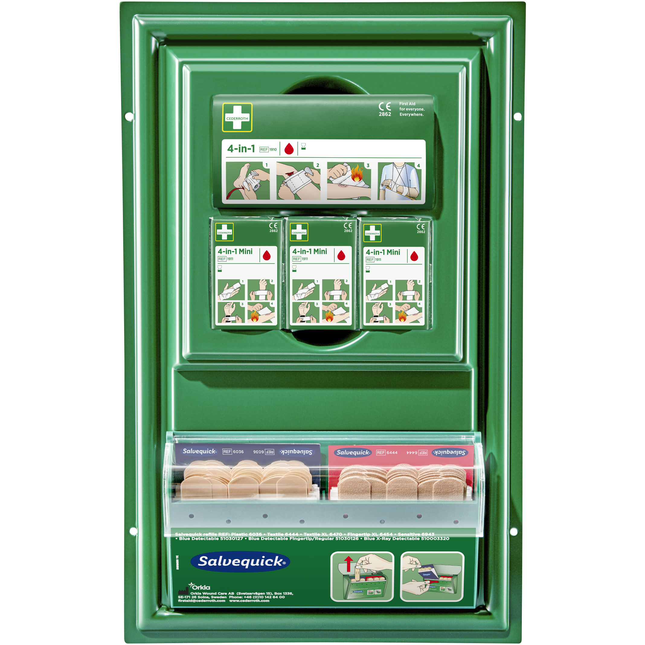 Cederroth First Aid Kit Wall Mounted