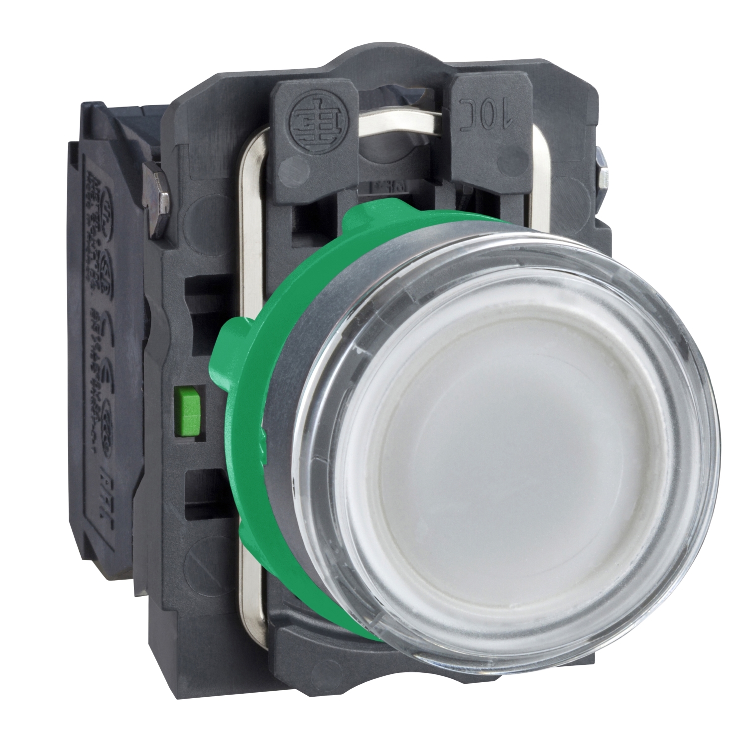 Schneider Electric XB5 Illuminated White Push Button NO/NC Spring Return