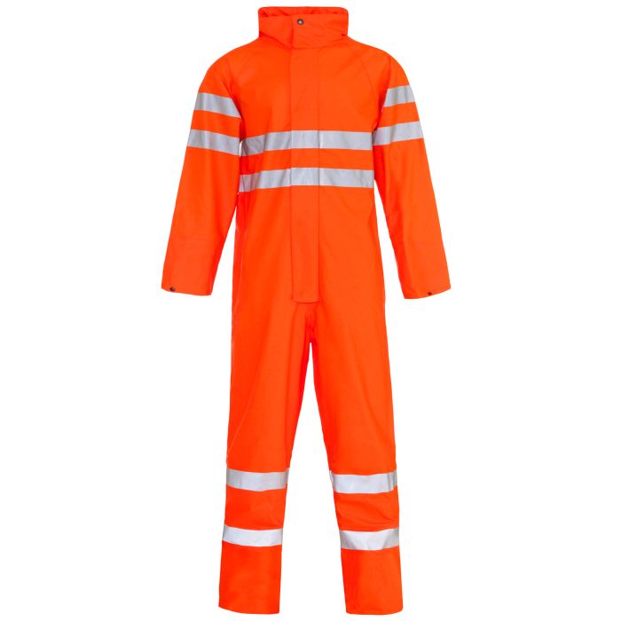 Supertouch Orange Reusable Hi Vis Overalls, 4XL