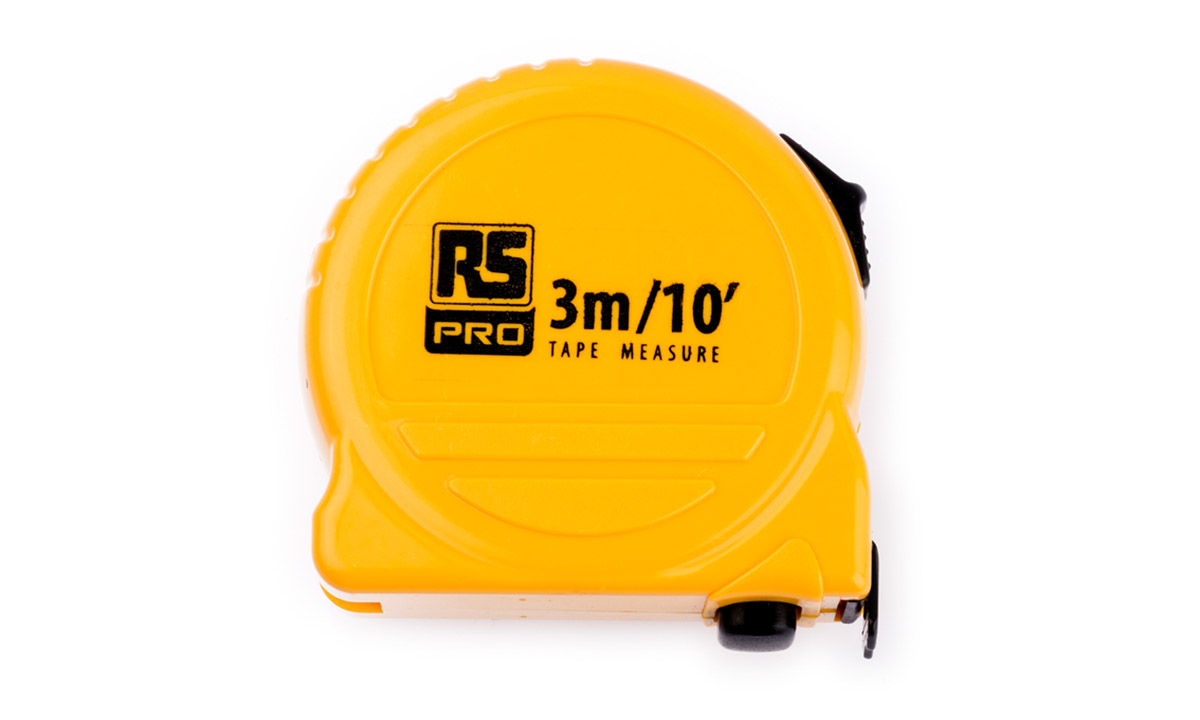 RS PRO 3 m Tape Measure, Imperial, Metric