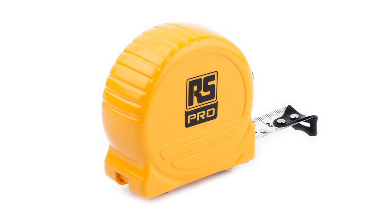 192-3658 RS PRO 5 m Tape Measure, Imperial, Metric