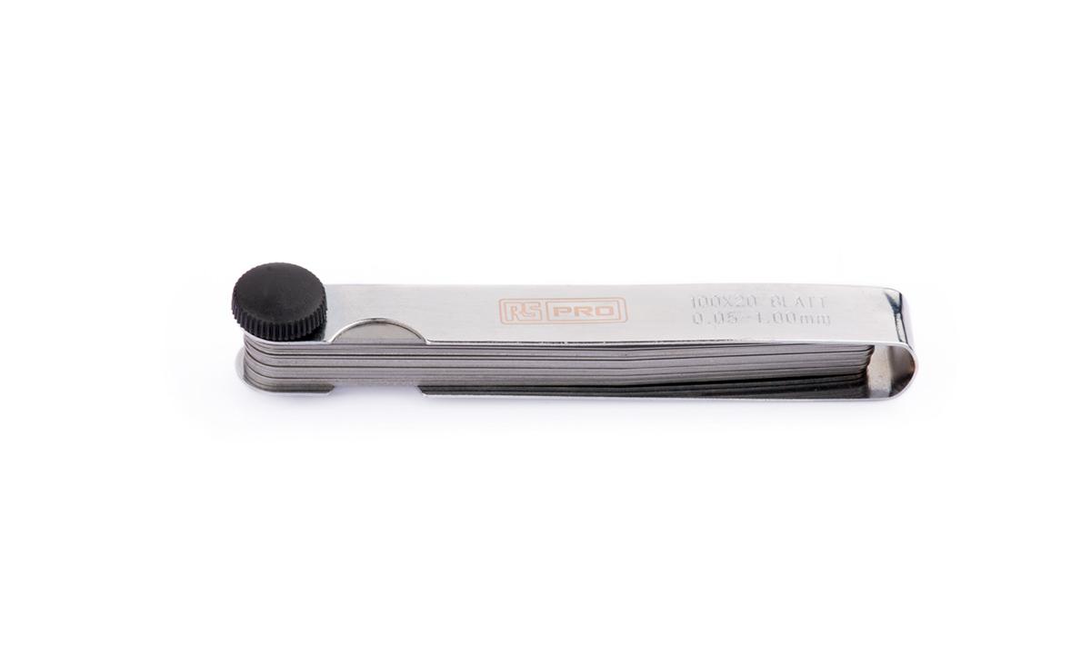 RS PRO Steel Feeler Gauge, 20 Blades