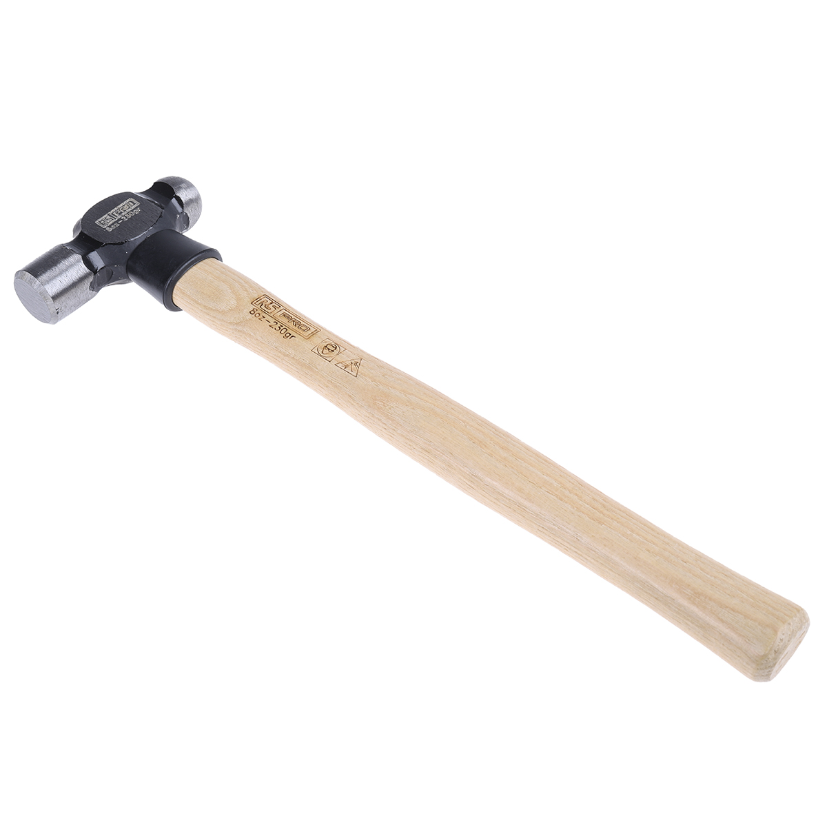 192-3682 RS PRO Steel Head Ball-Pein Hammer with Ash Wood Handle, 318 g