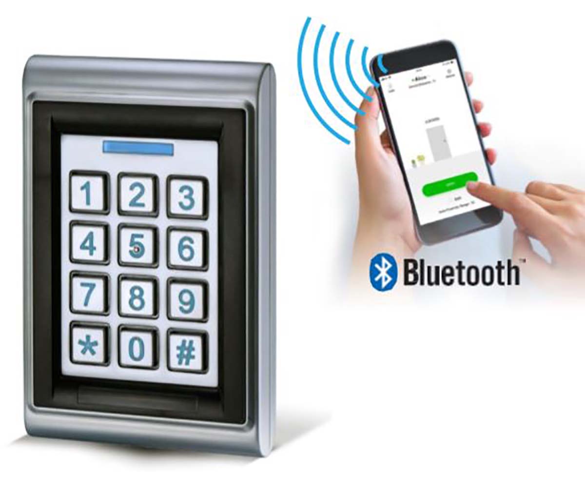 RS PRO Die Cast Aluminium Keypad Lock