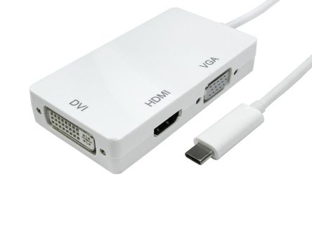 RS PRO to VGA, HDMI, DVI Adapter USB 3.1 - 1920 x 1200 (60Hz)