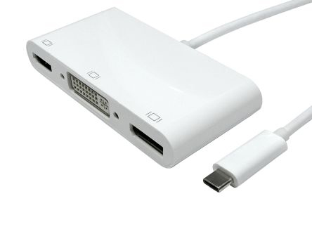 RS PRO to HDMI, DisplayPort, DVI Adapter USB 3.1 - 4 k