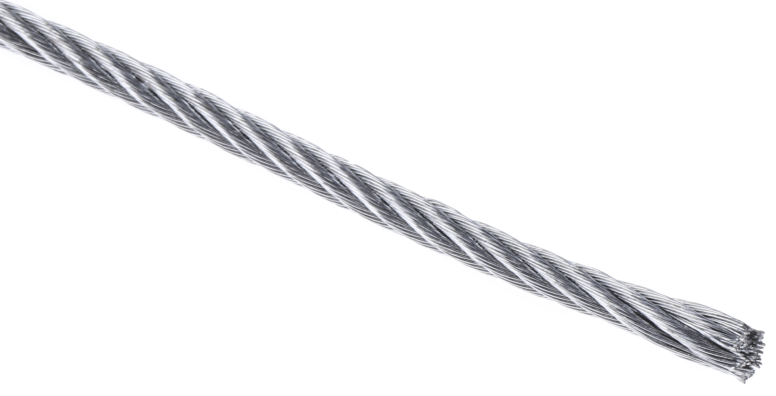 RS PRO Galvanised Steel Wire Rope, 75 m