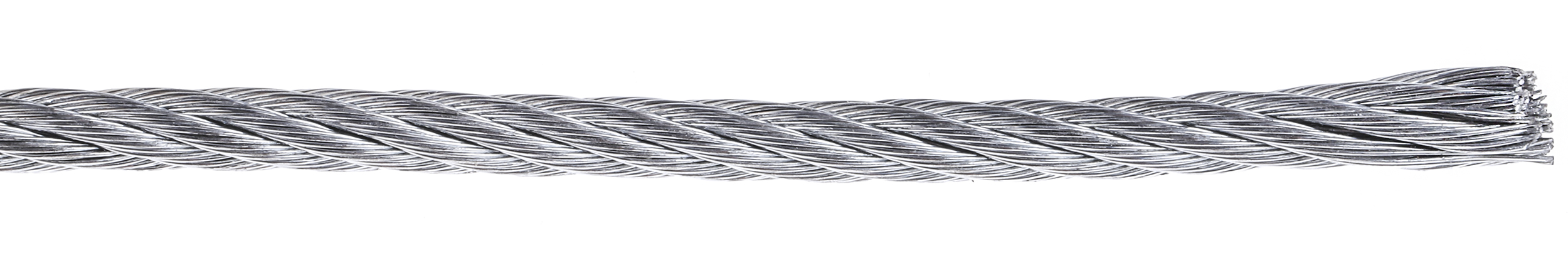 192-957 RS PRO Galvanised Steel Wire Rope, 75 m