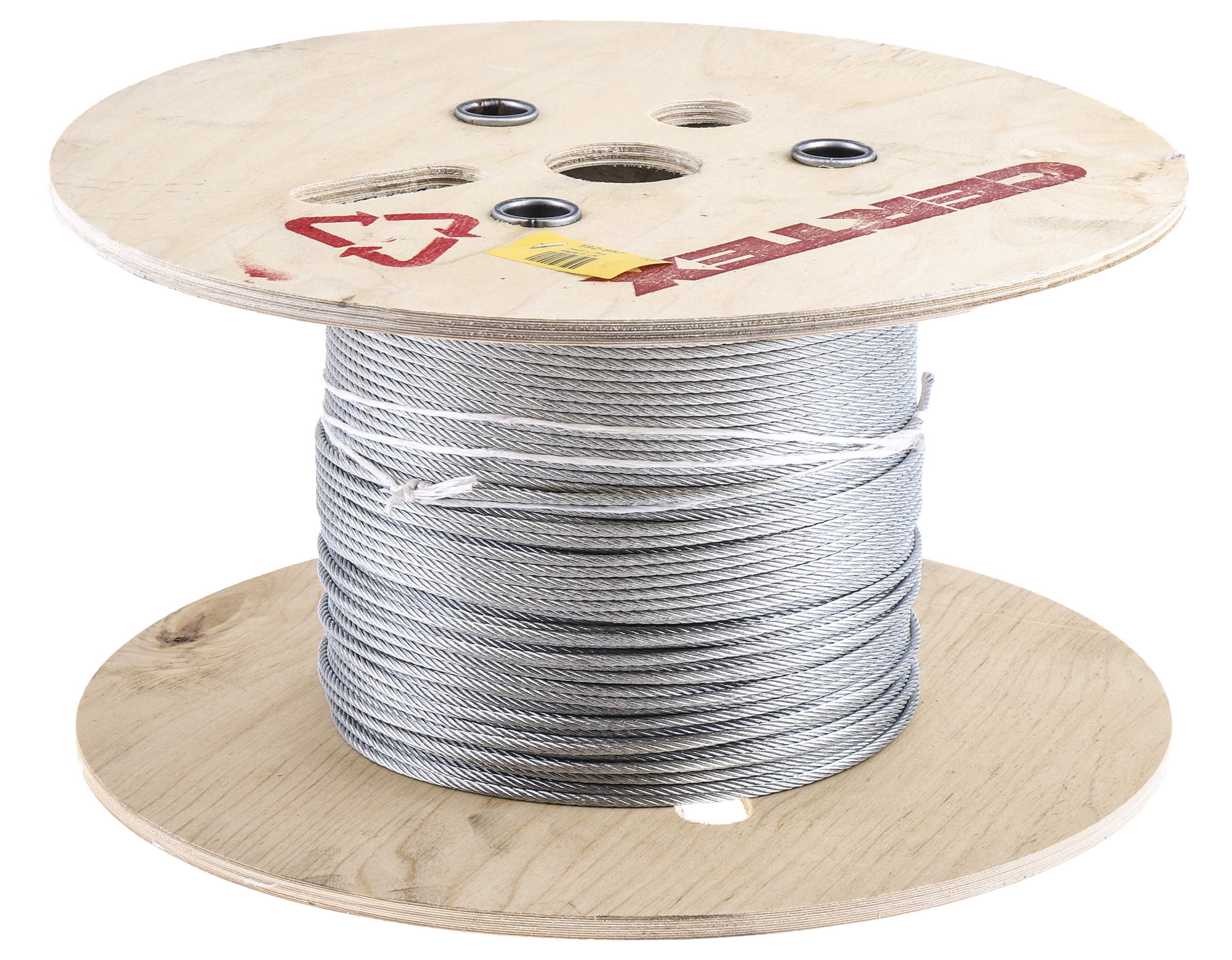 192-957 RS PRO Galvanised Steel Wire Rope, 75 m