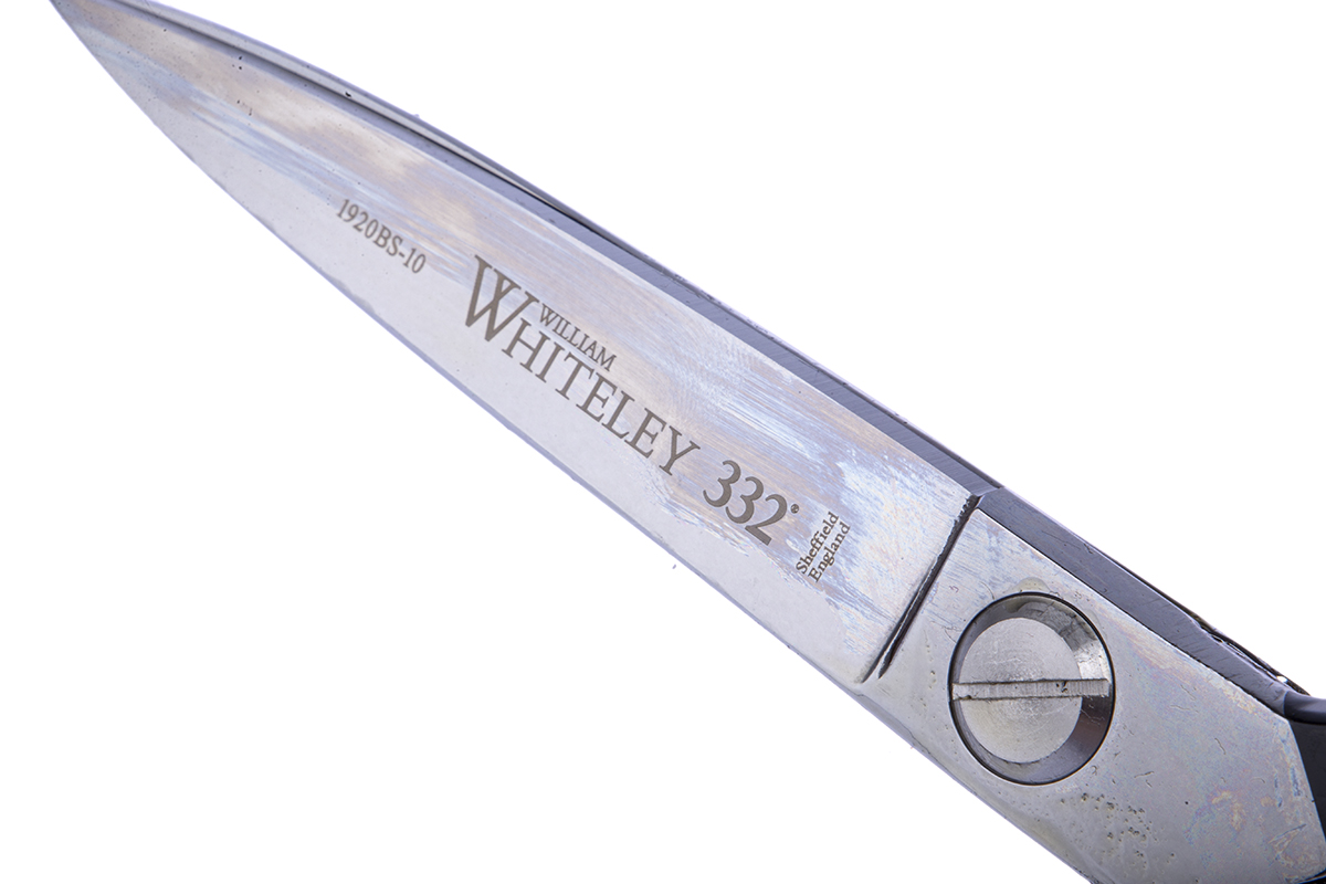 1920bs-10 William Whiteley & Sons 254 mm Steel Sidebent Scissor