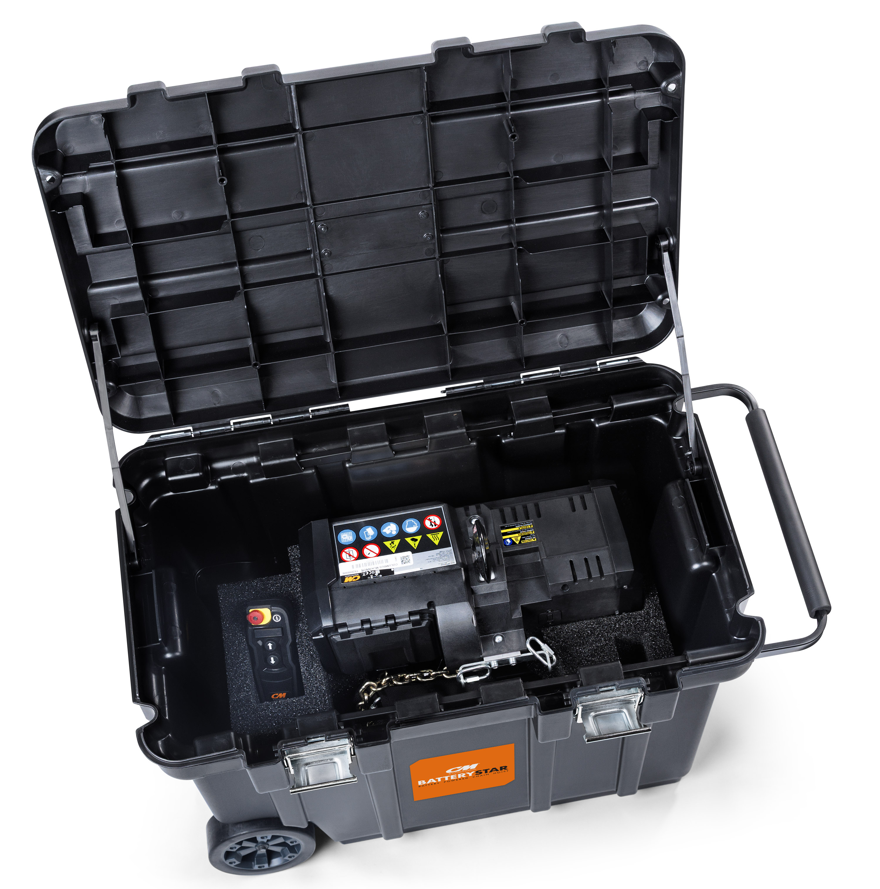 Columbus 3 Steel Pneumatic Trolley Case, 1000 kg Load