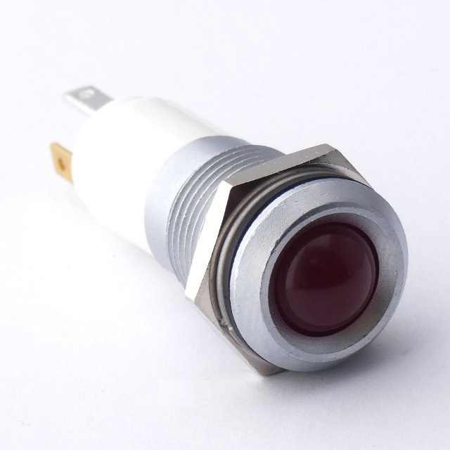 CML Innovative Technologies 1927X Series Standard Bezel Panel Indicator, Red Panel Mount Indicator, Tab Termination 24V