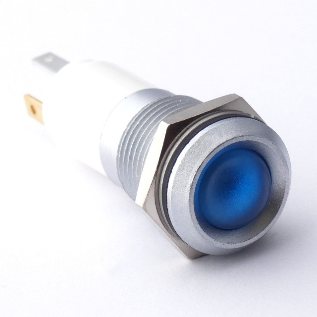 CML Innovative Technologies 1927X Series Standard Bezel Panel Indicator, Blue Panel Mount Indicator, Tab Termination 24V