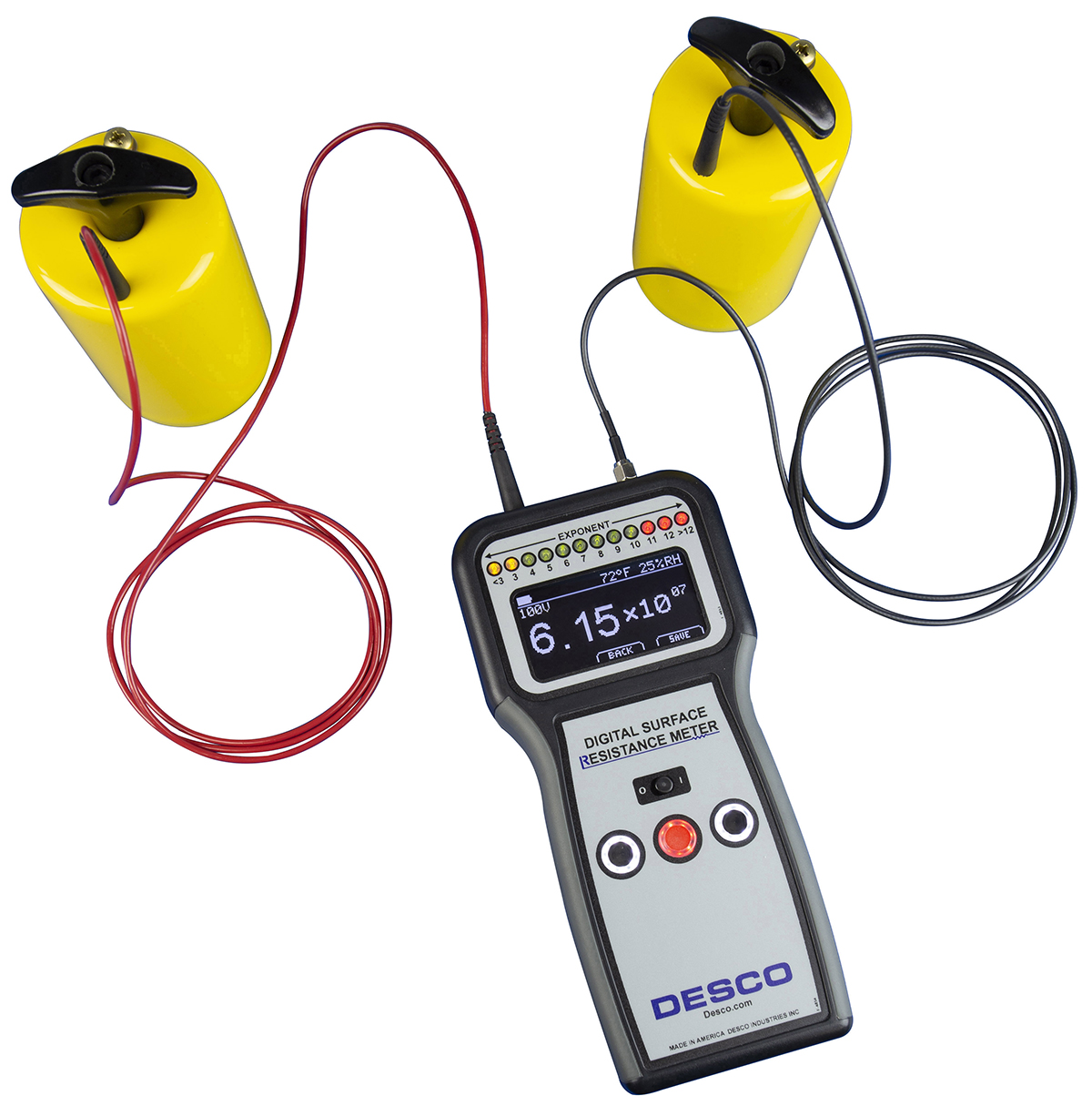 Desco Europe Floor, Trolleys, Storage Rack, Working Surface, Seating ESD Tester