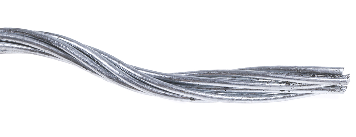 193-051 RS PRO Galvanised Steel Wire Rope, 50 m
