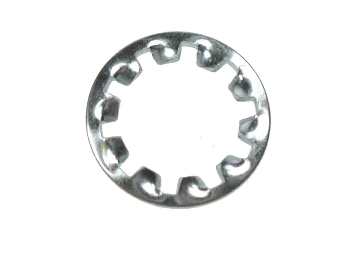 RS PRO Steel Bright Zinc Internal Tooth Washers, DIN 6797J