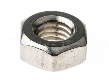 RS PRO, Plain Stainless Steel Locknut, DIN 934