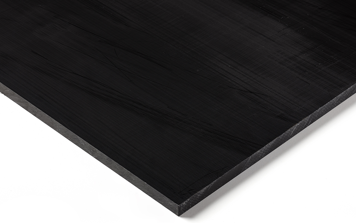 RS PRO Black Polyamide Plastic Sheet, 500 mm x 500mm x 40 mm