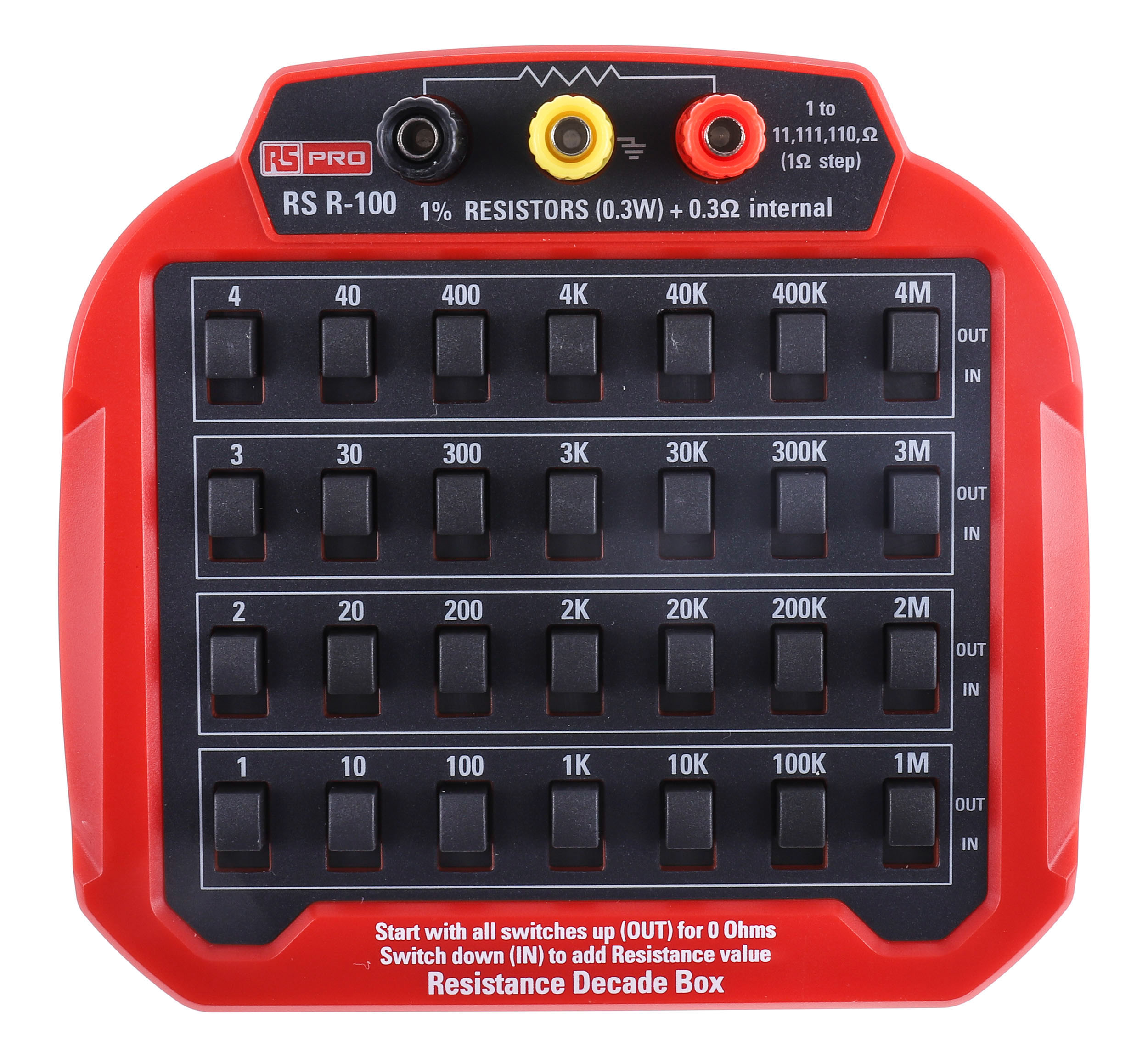 RS PRO Resistance Decade Box