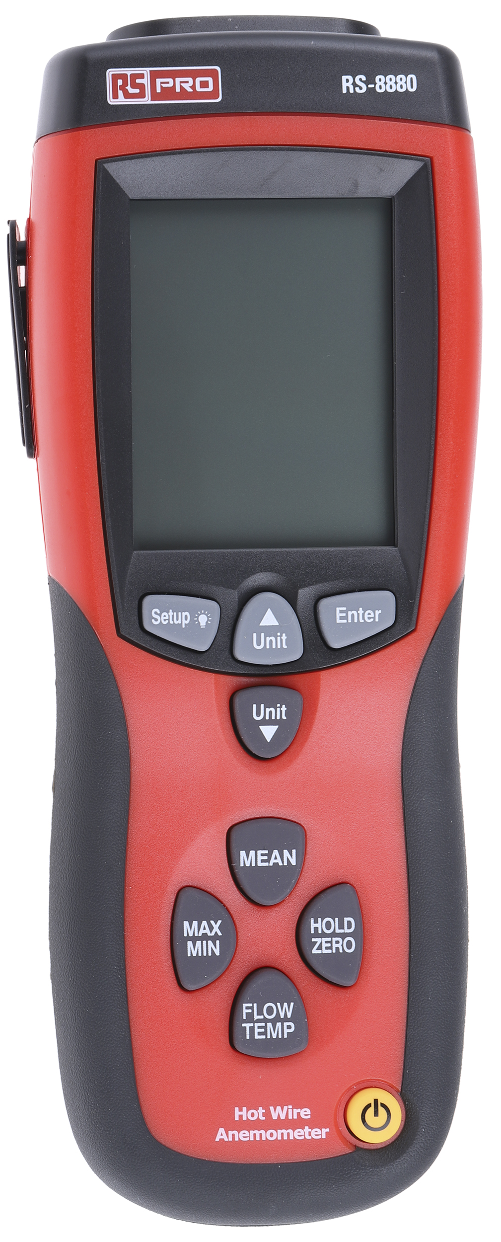 RS PRO DT-8880 Anemometer, Measures Air Flow, Air Velocity, Temperature, 25 m/s