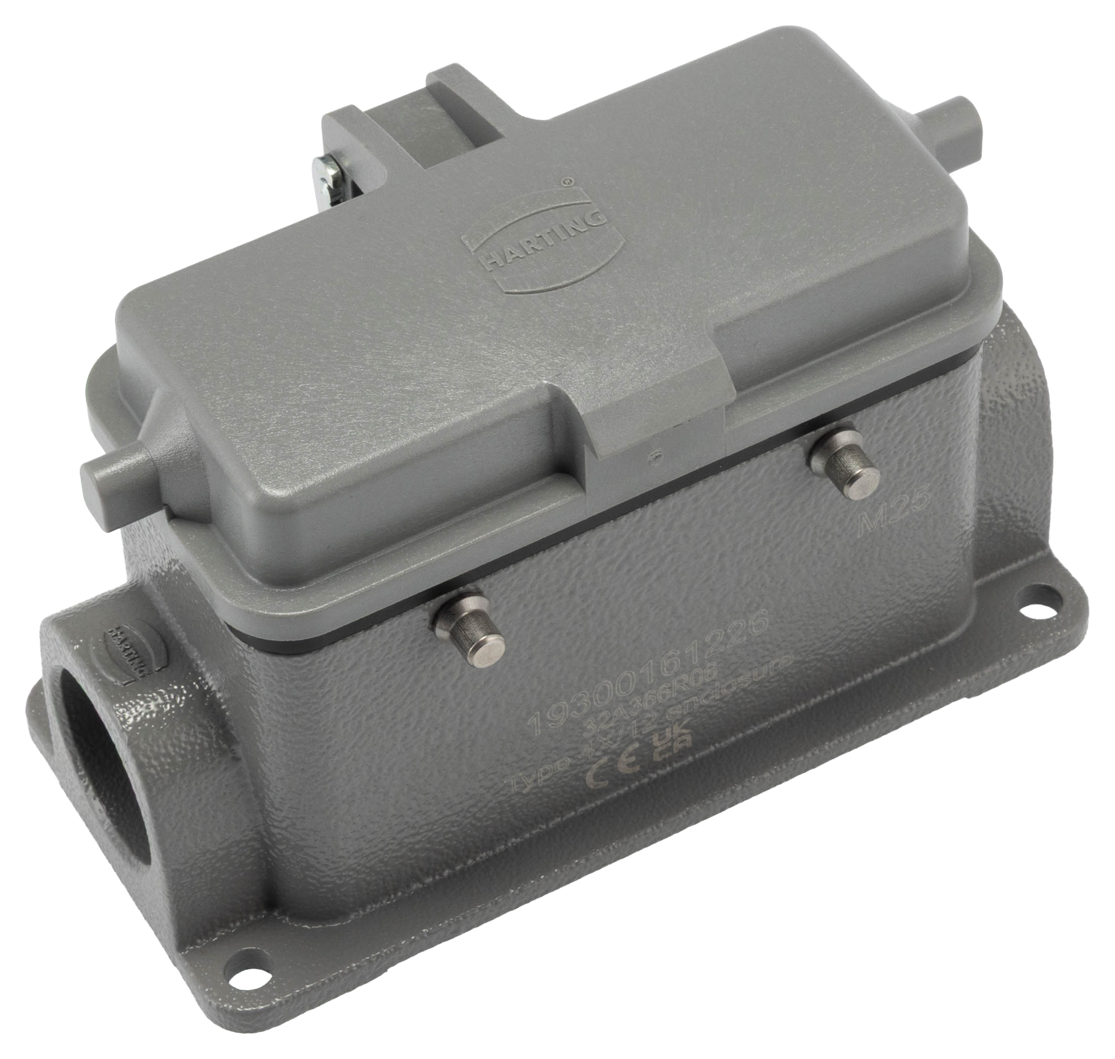 HARTING Han B Range Heavy Duty Power Connector Housing 2, 16B