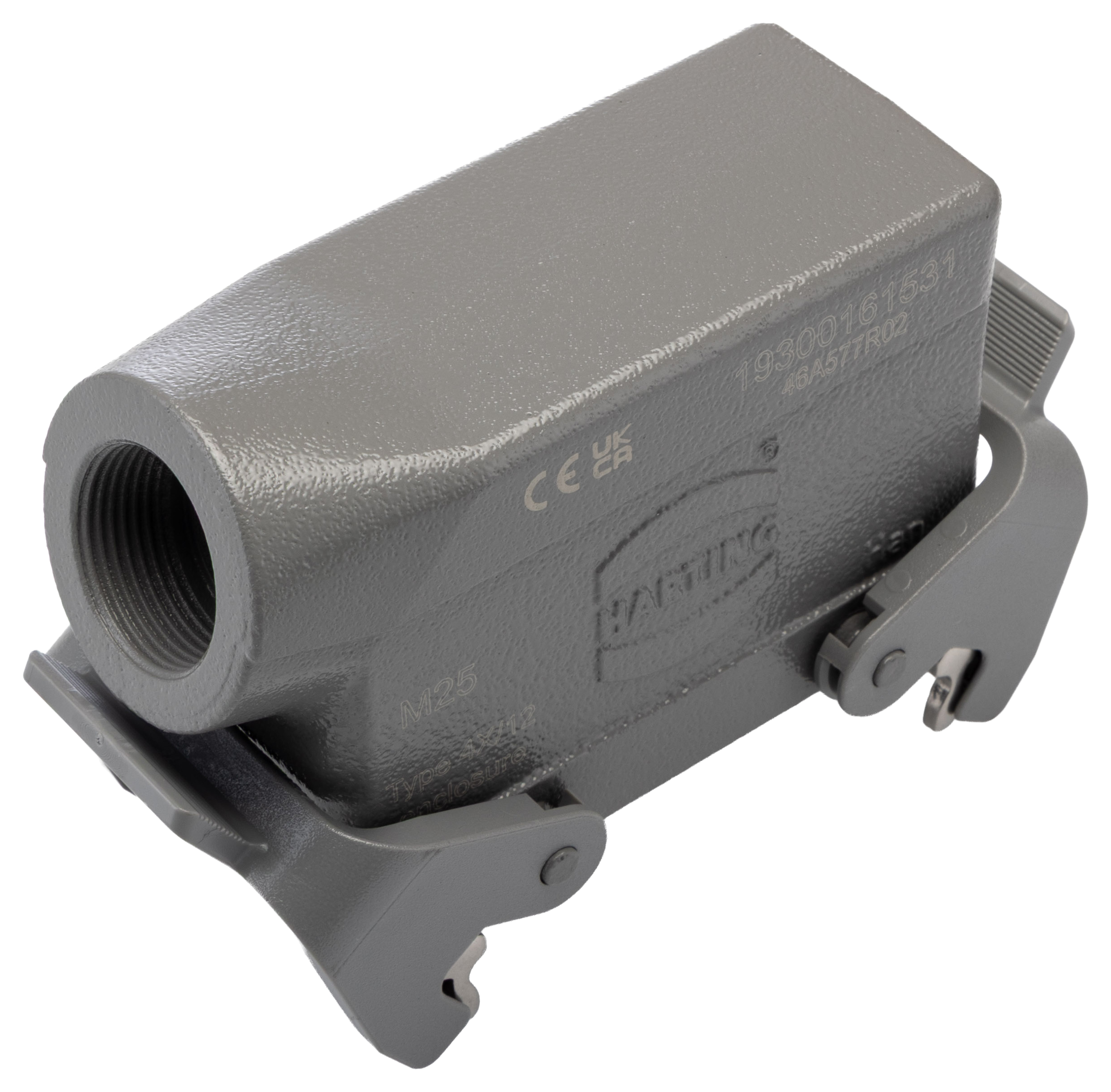 HARTING Han B Range Heavy Duty Power Connector Hood 2, 16B