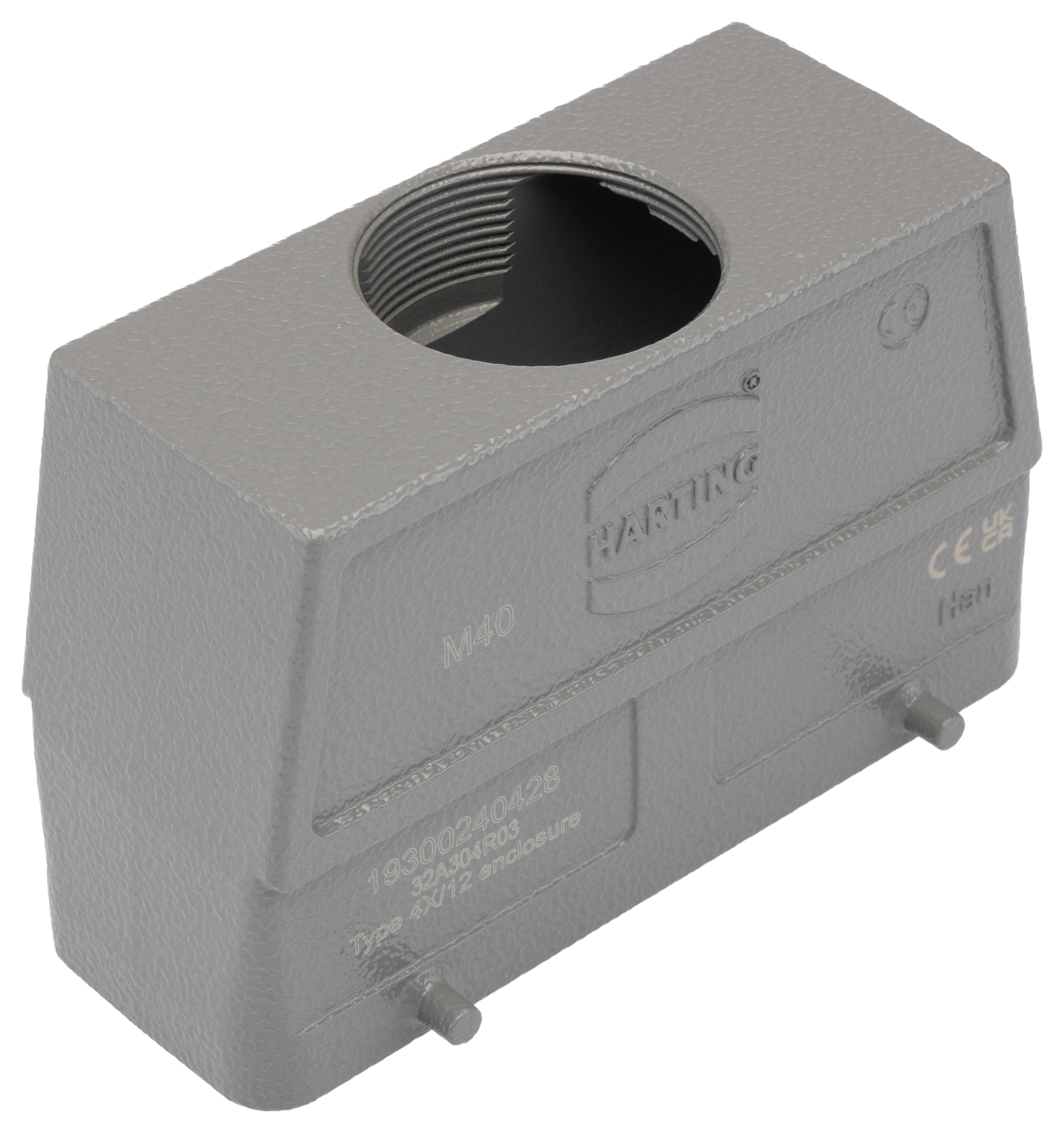 HARTING Han B Range Heavy Duty Power Connector Hood 2, 24B