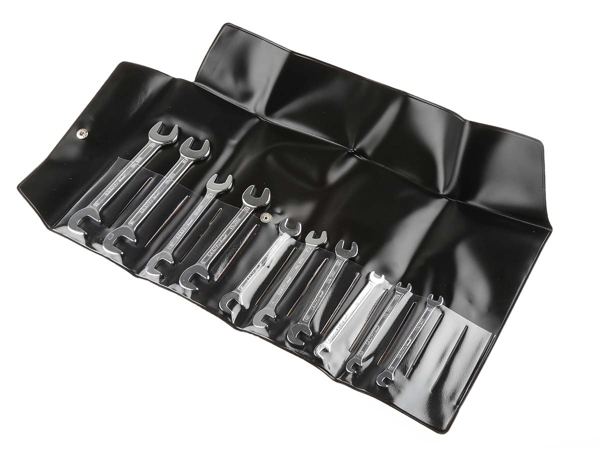 Bahco 10-Piece Spanner Set, 4 4.5 5 5.5 6 7 8 9 10 11, Vanadium Steel