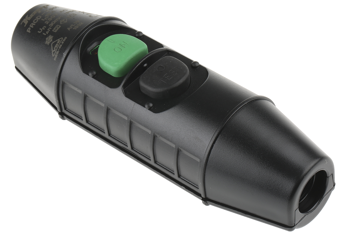 Kopp Inline Mains RCD Connector PRCD, 16A 2 Pole,230V