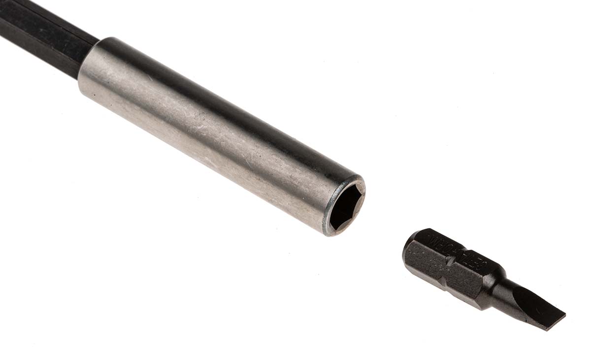194-4703 RS PRO Hexagon Bit Driver, 1/4 in Tip, 100 mm Blade