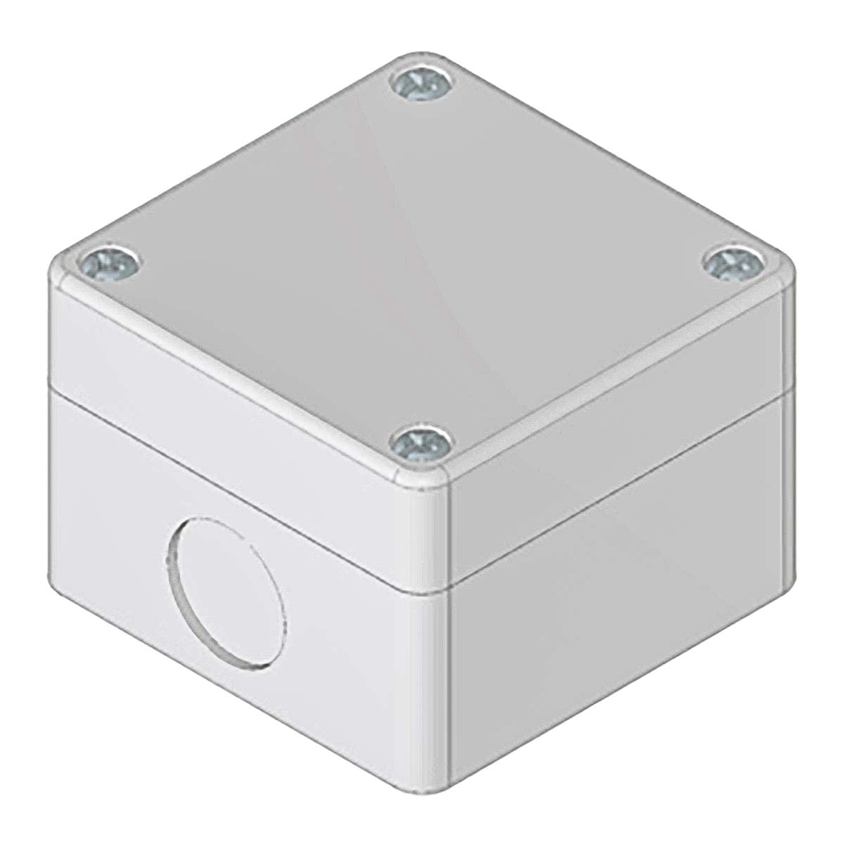 RS PRO Grey ABS CCS Push Button Enclosure - 22 mm Diameter