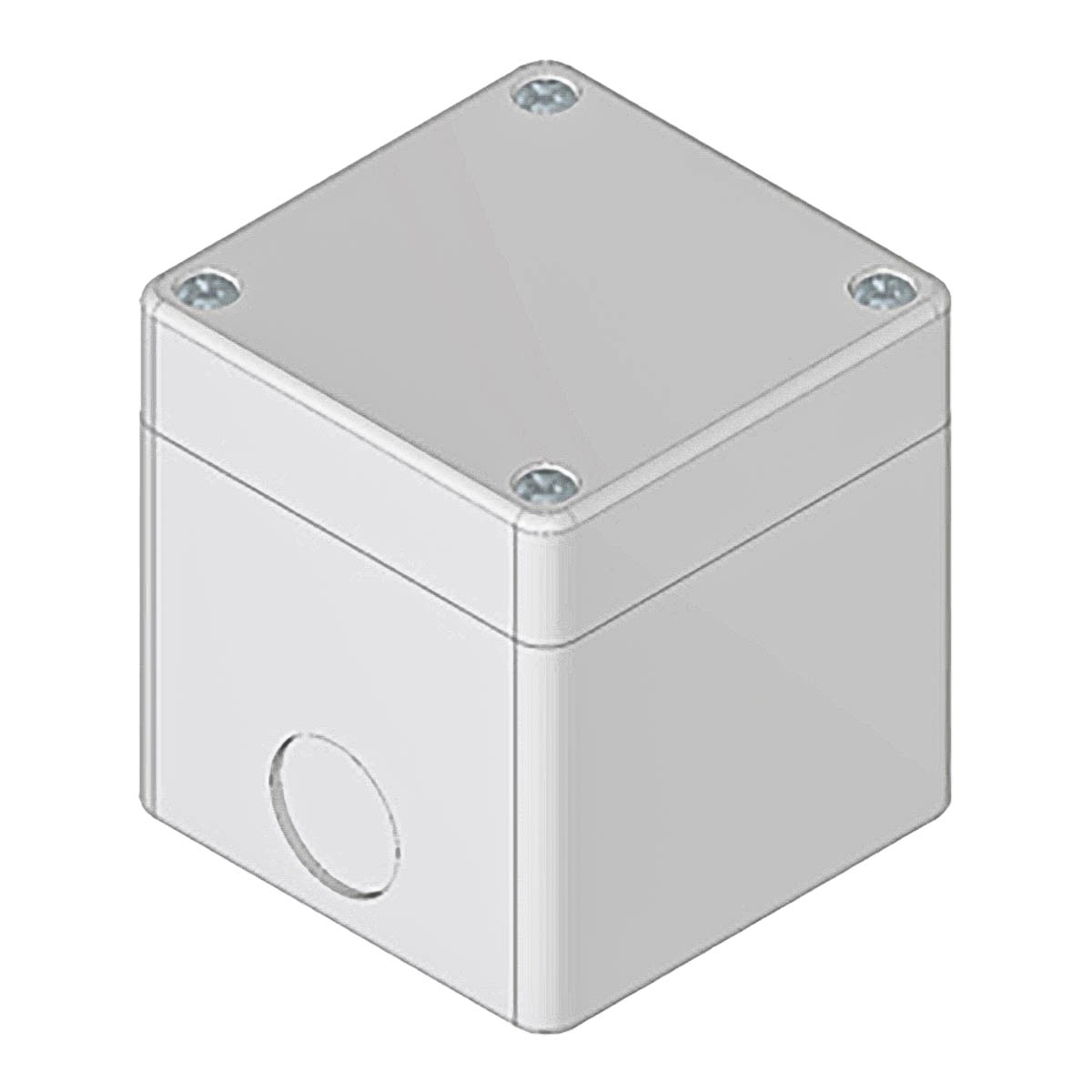 RS PRO Grey ABS CCS Push Button Enclosure - 22 mm Diameter