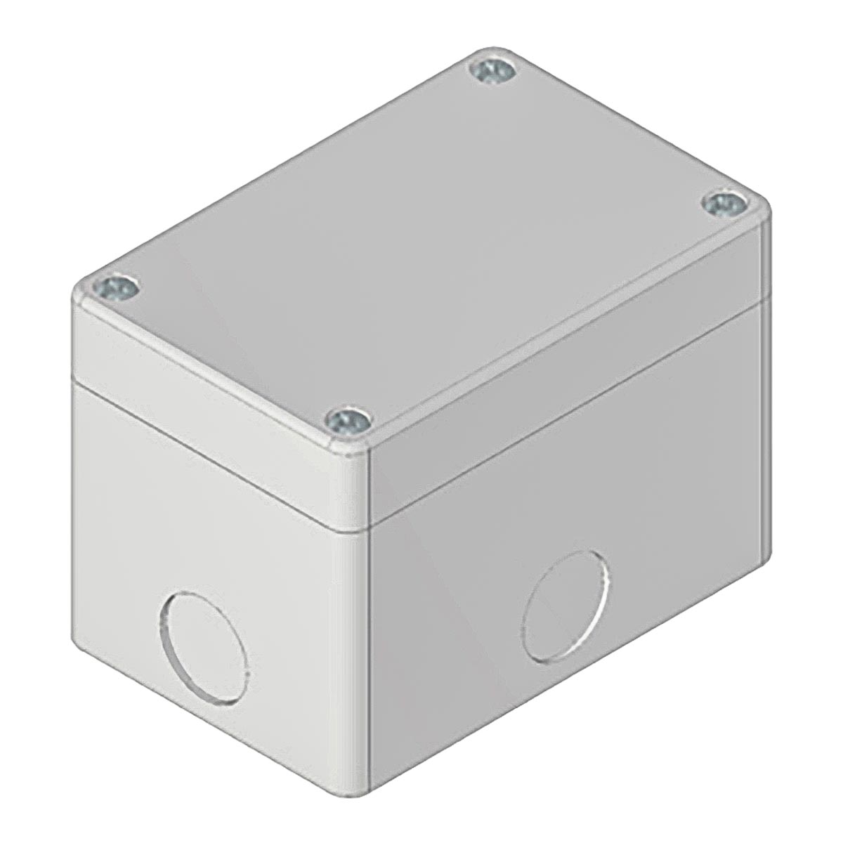 RS PRO Grey ABS CCS Push Button Enclosure - 22 mm Diameter