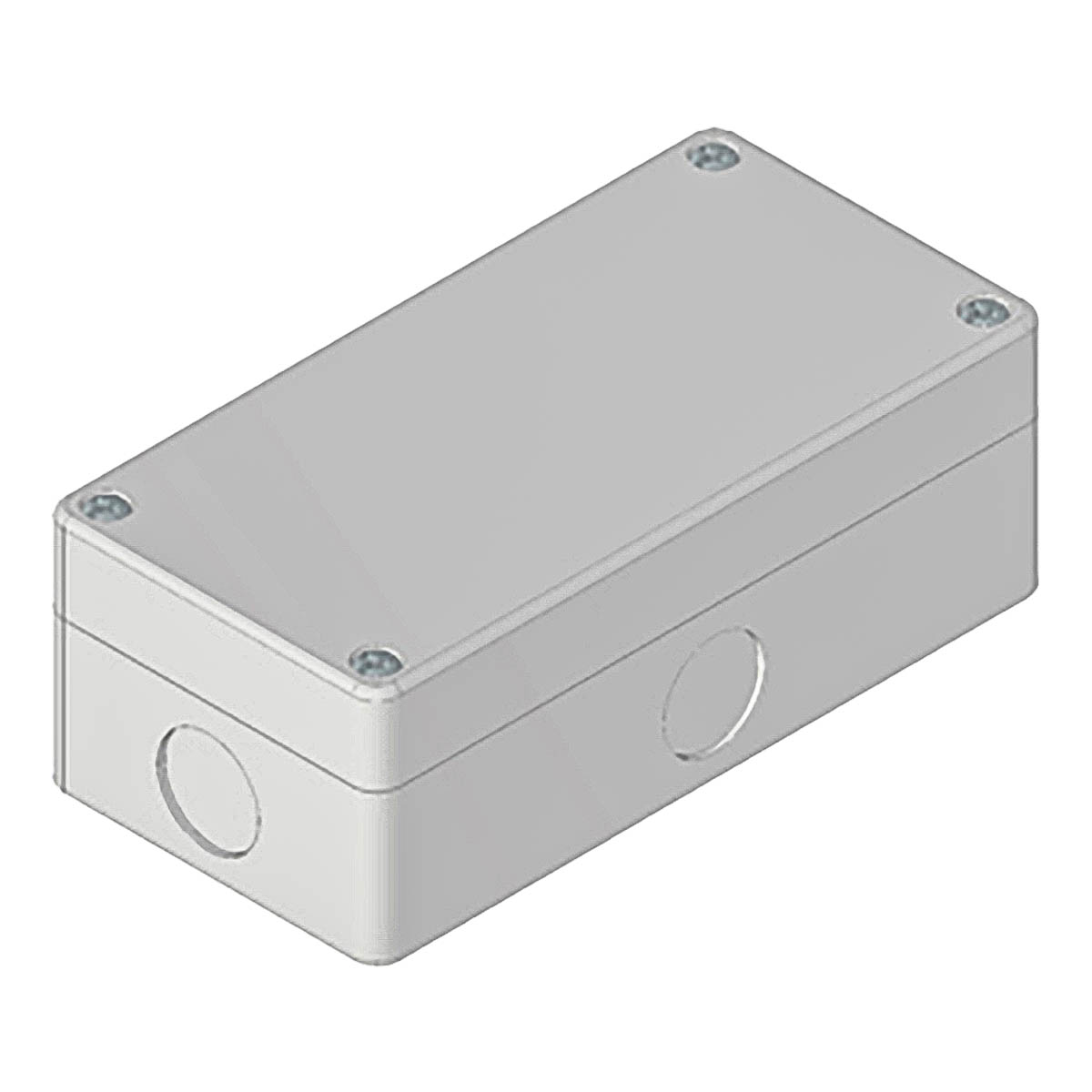 RS PRO Grey ABS CCS Push Button Enclosure - 22 mm Diameter