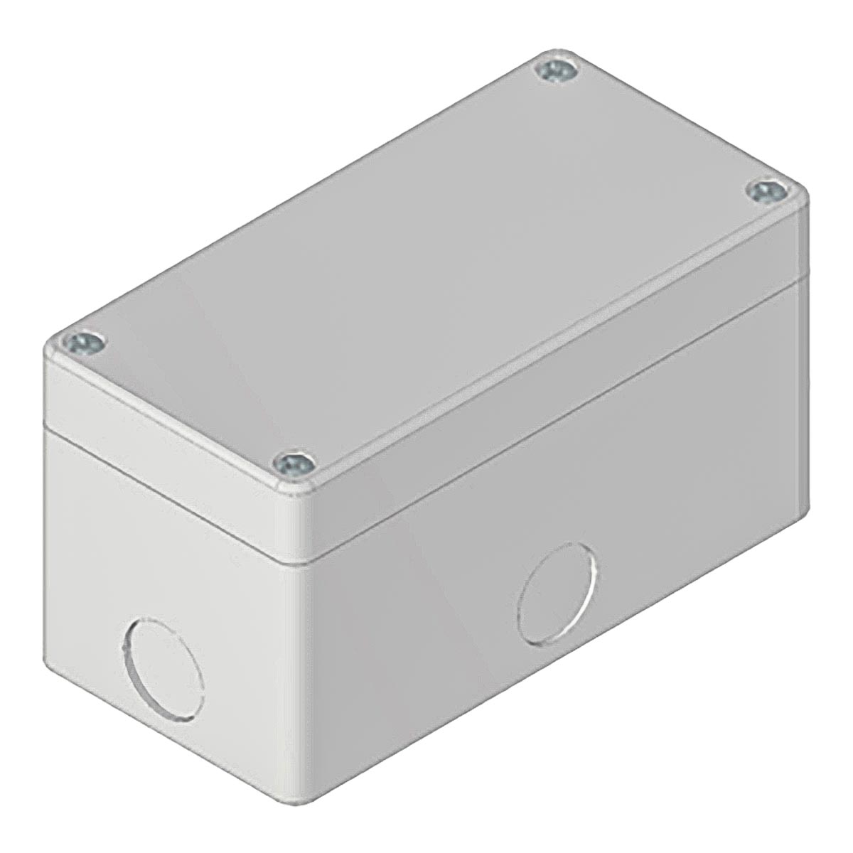 RS PRO Grey ABS CCS Push Button Enclosure - 22 mm Diameter