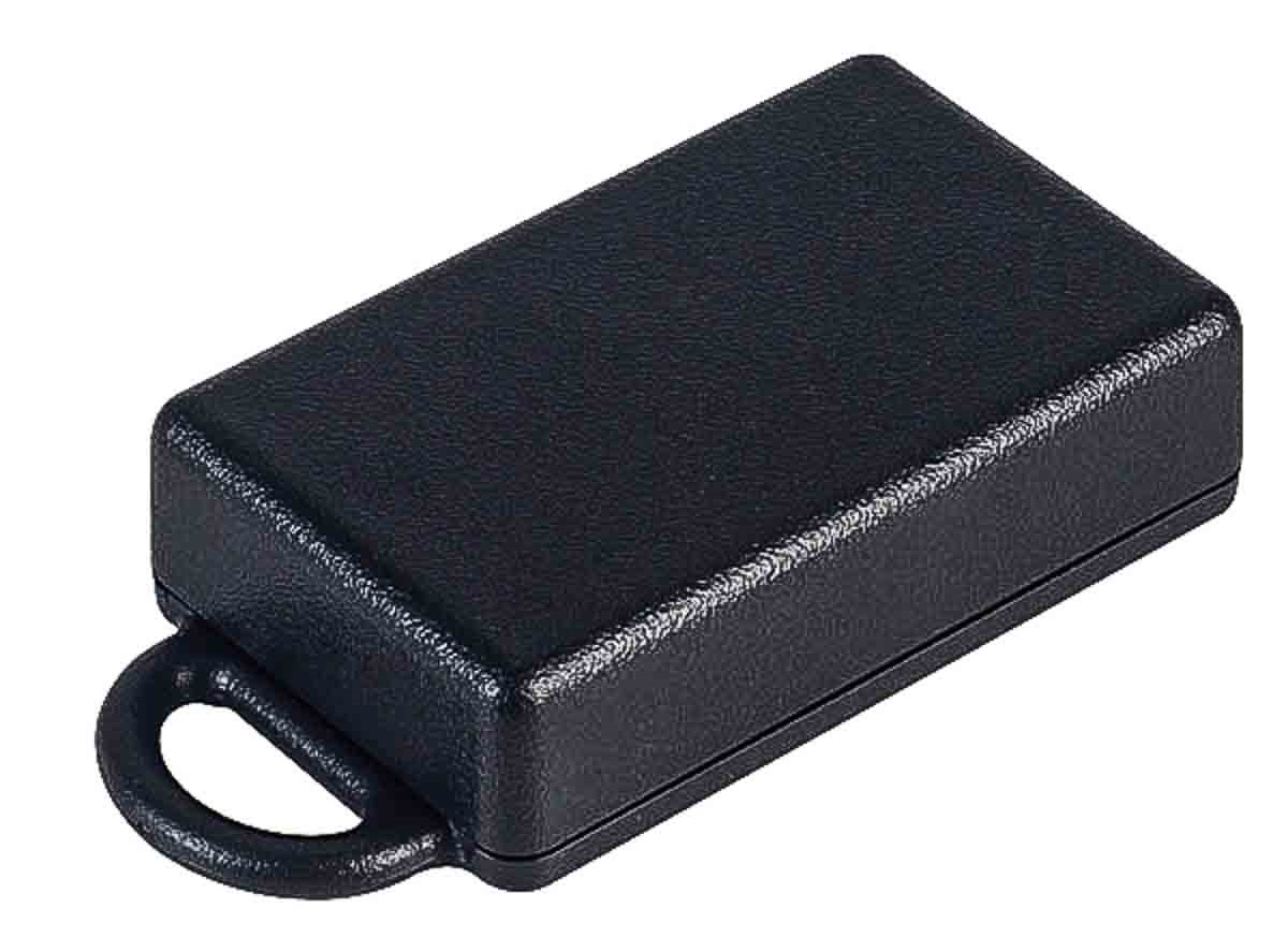 RS PRO 2956 Series Black ABS Handheld Case Integral Battery Compartment, IP54, 53 mm x 15 mm x, 33 mm