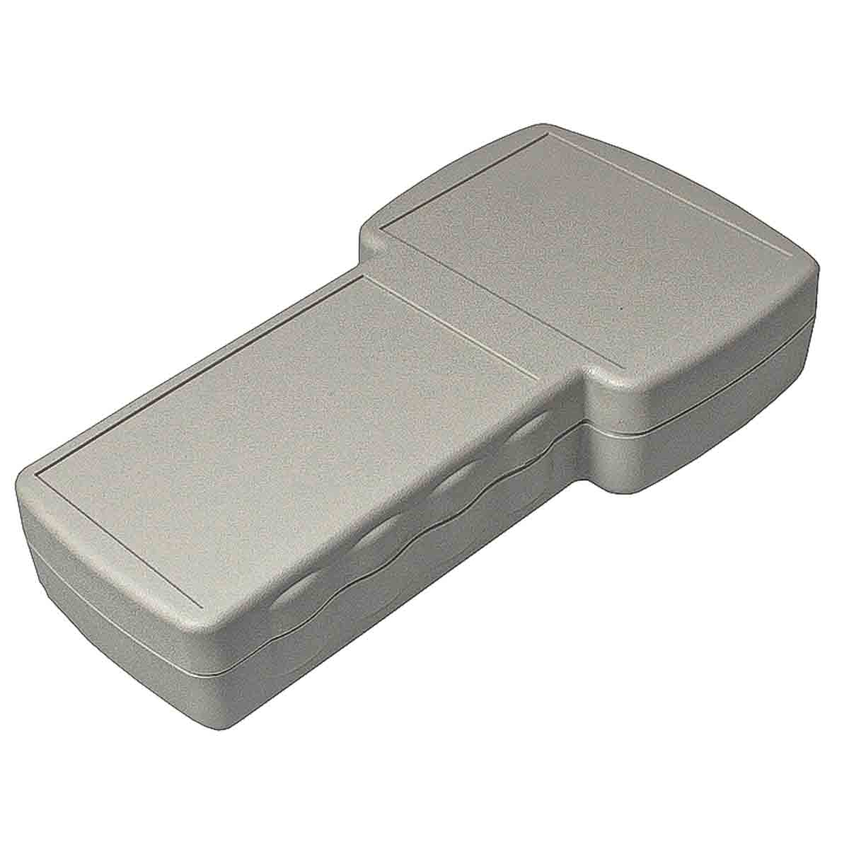 RS PRO 2970 Series Grey ABS Handheld Enclosure Integral Battery Compartment Display Window, IP54, 210 mm x 41 mm x, 110