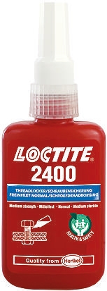 1947838 Loctite Loctite 2400 Blue Threadlocking Adhesive, 50 ml Bottle, 24 h Cure Time