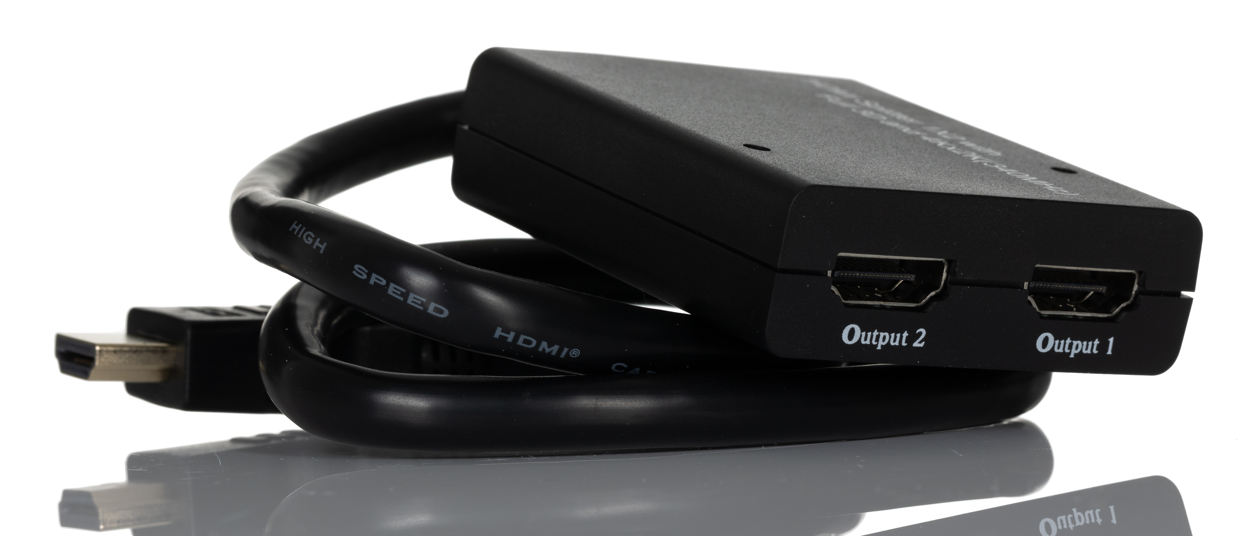 195-4342 RS PRO 2 Port 1 Input 2 Output HDMI Splitter 4K x 2K