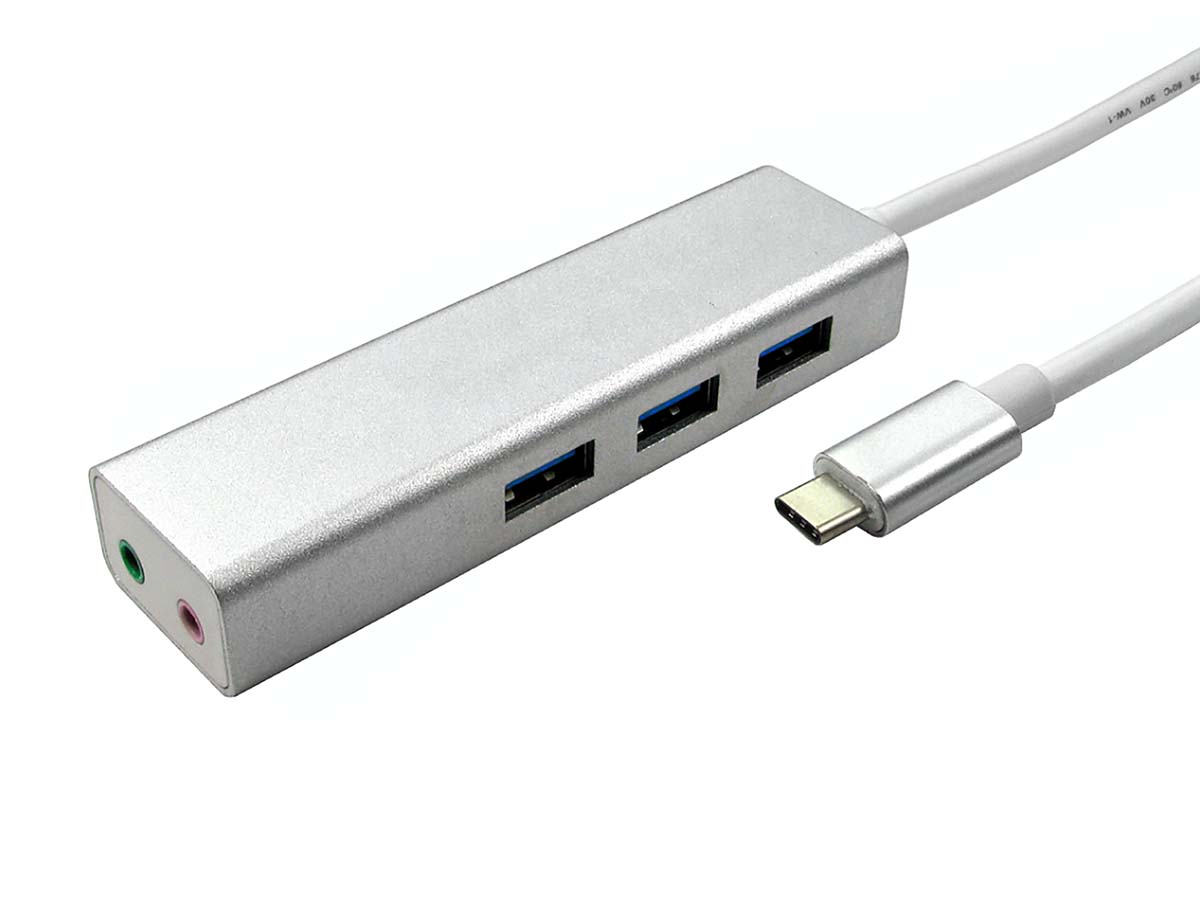 RS PRO 3 Port 4 USB Hub, USB Powered