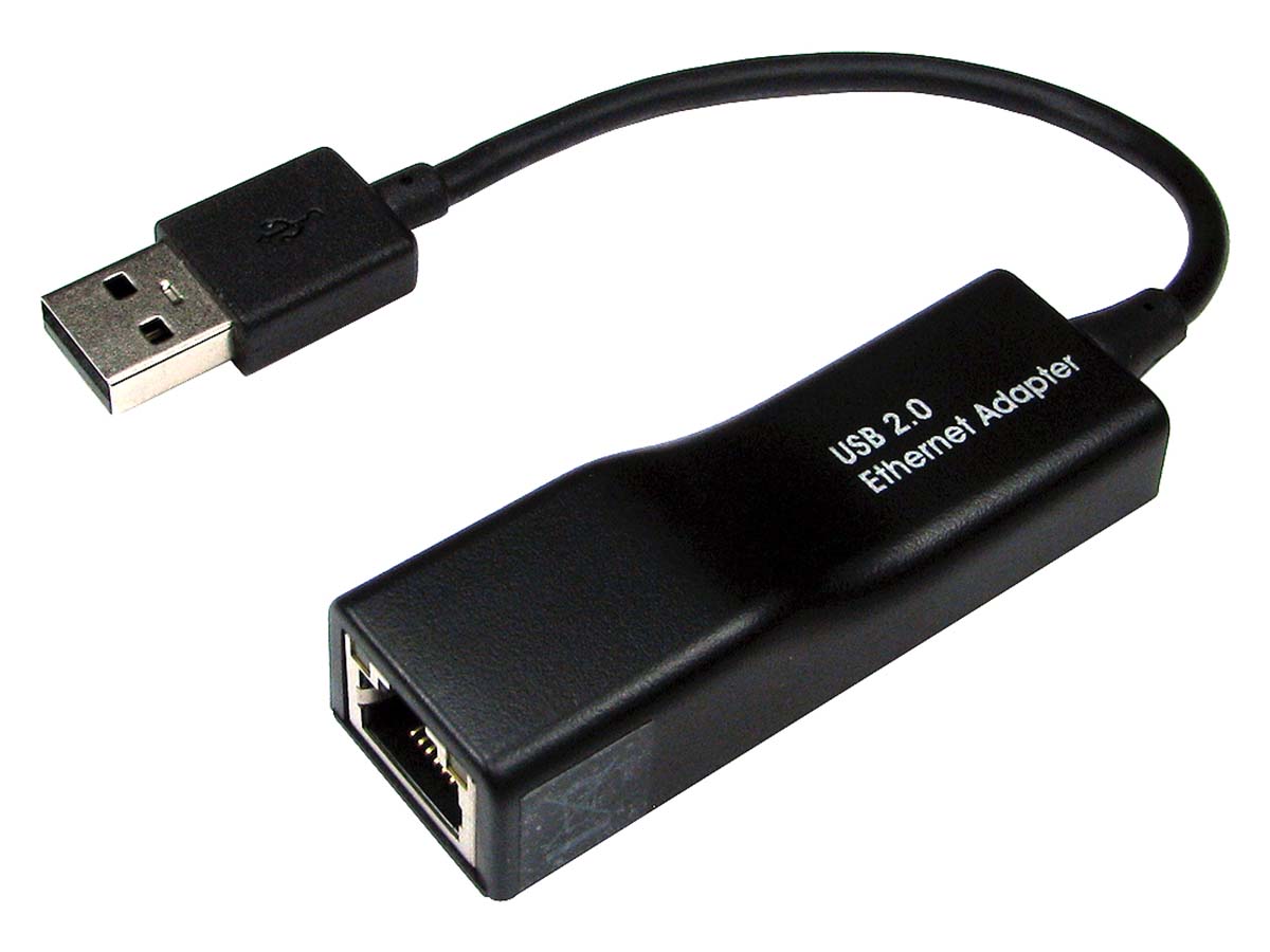 RS PRO USB Network Adapter USB 1.1, USB 2.0 10 cm Black 100Mbps Network Speed