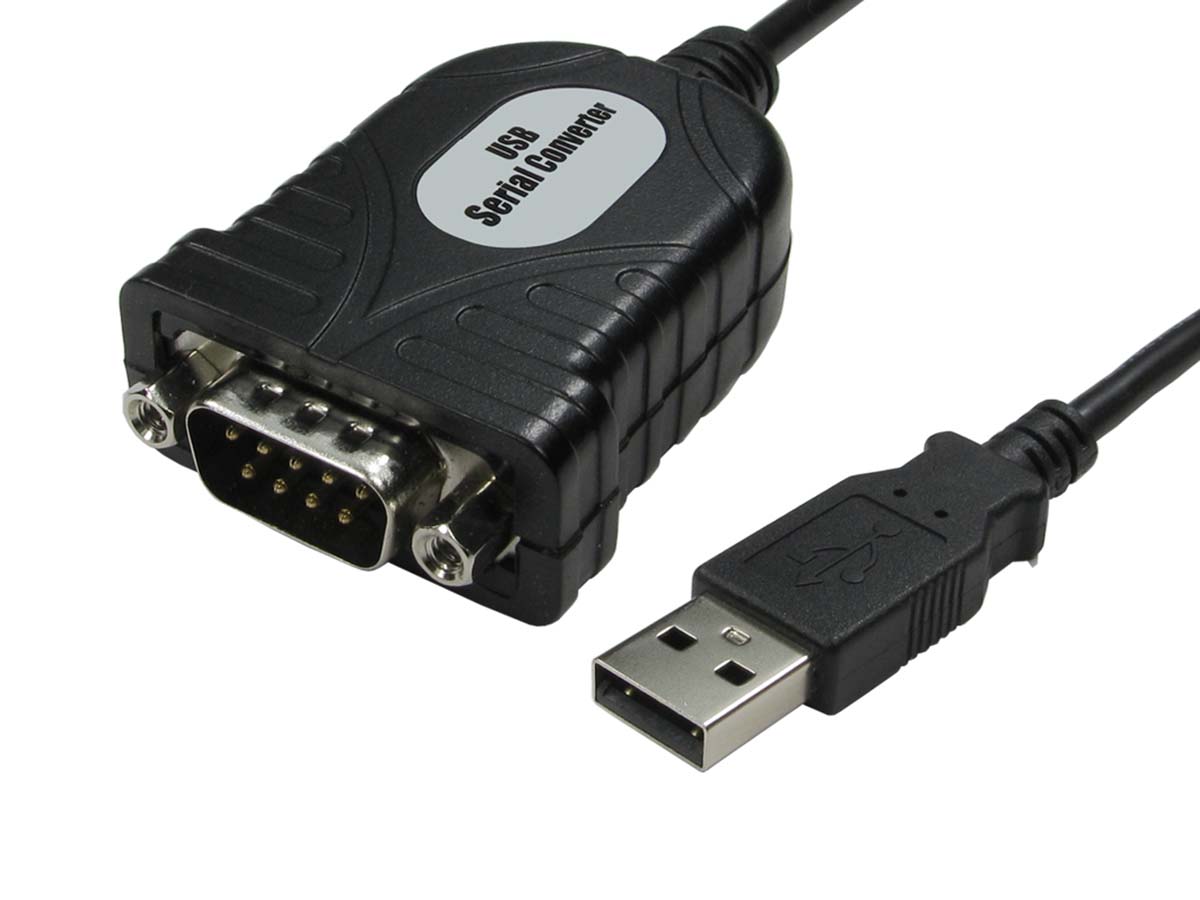 RS PRO Male D-Sub 9-Pin, USB Type A to Male USB Serial Cable, 200 mm Polyvinyl Chloride, QSUB Series