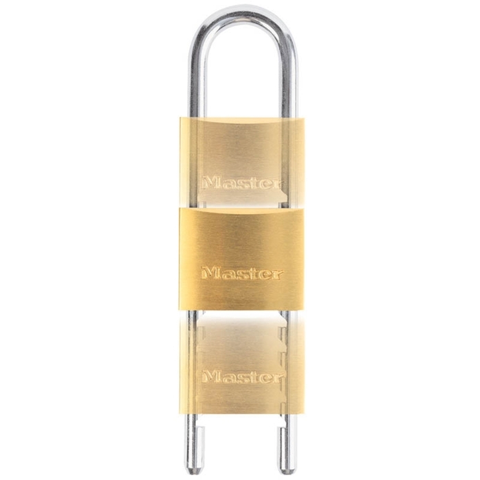 Master Lock Padlock Brass Padlock, 8 mm Shackle, 50 mm Body